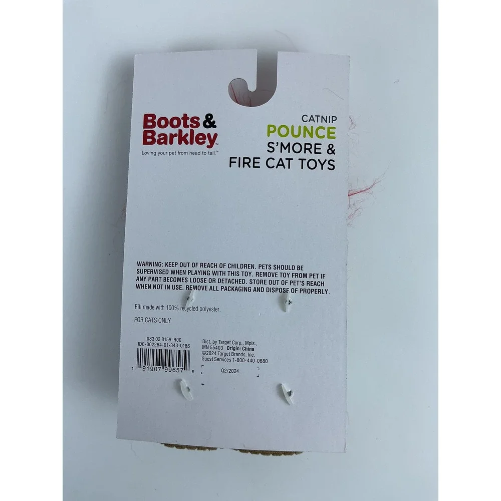 2 Boots Barkley Catnip S SMore Fire Cat Toys Set Of Two All Day Play